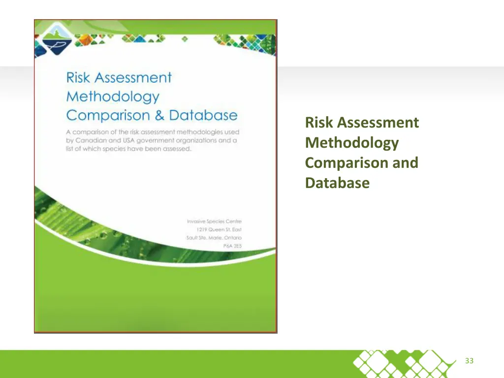 risk assessment methodology comparison