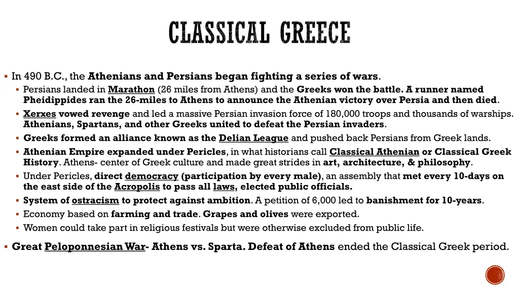 in 490 b c the athenians and persians began