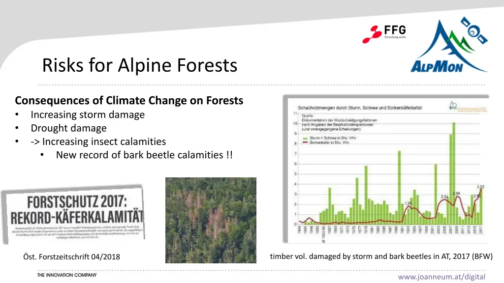 risks for alpine forests