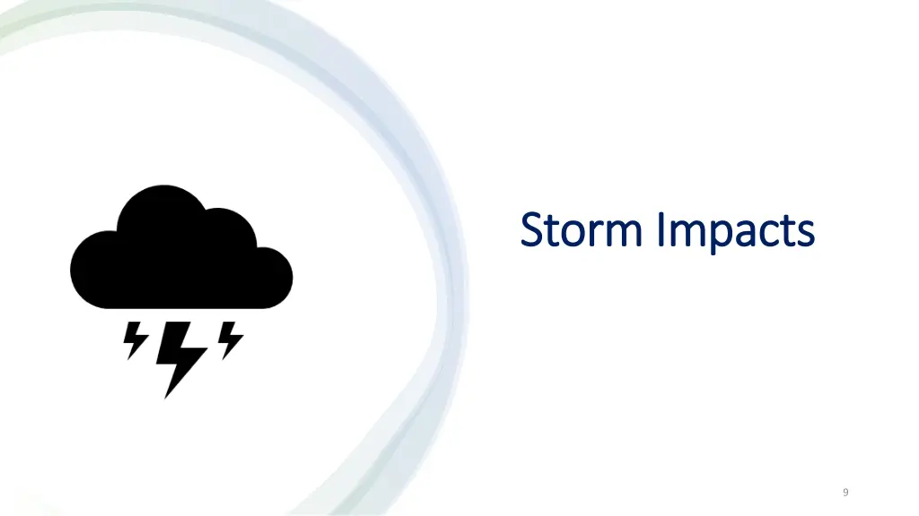 storm impacts storm impacts