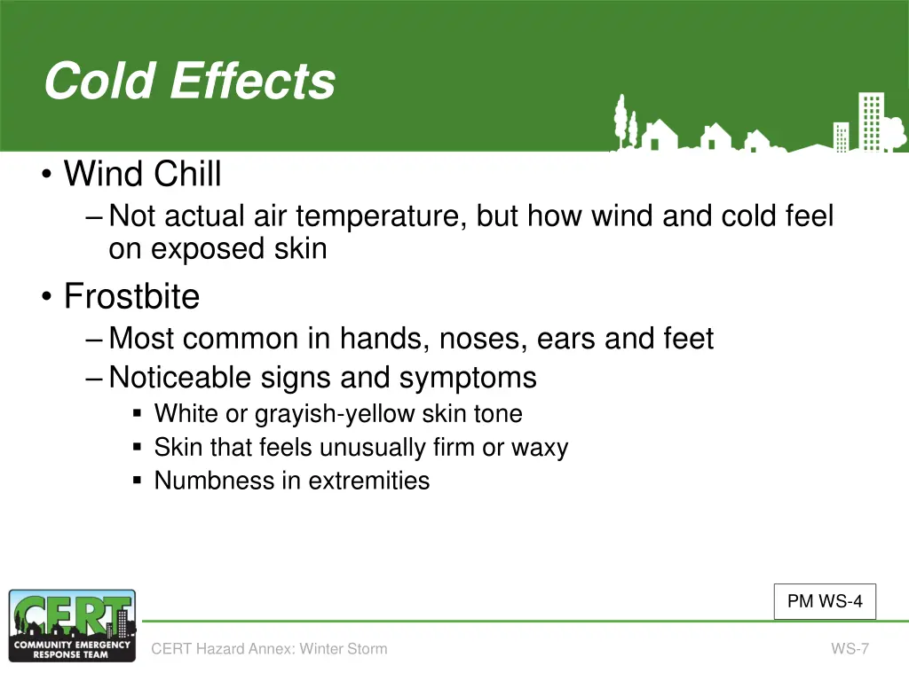 cold effects