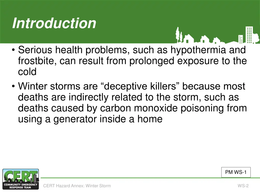 introduction annex 13 continued