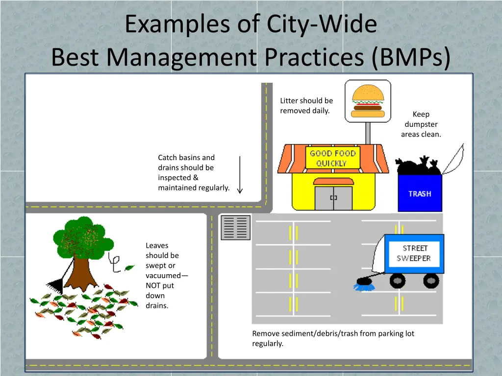 examples of city wide best management practices