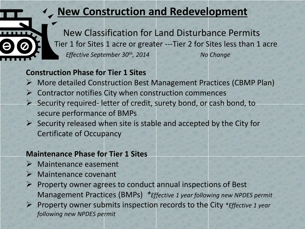 new construction and redevelopment 1
