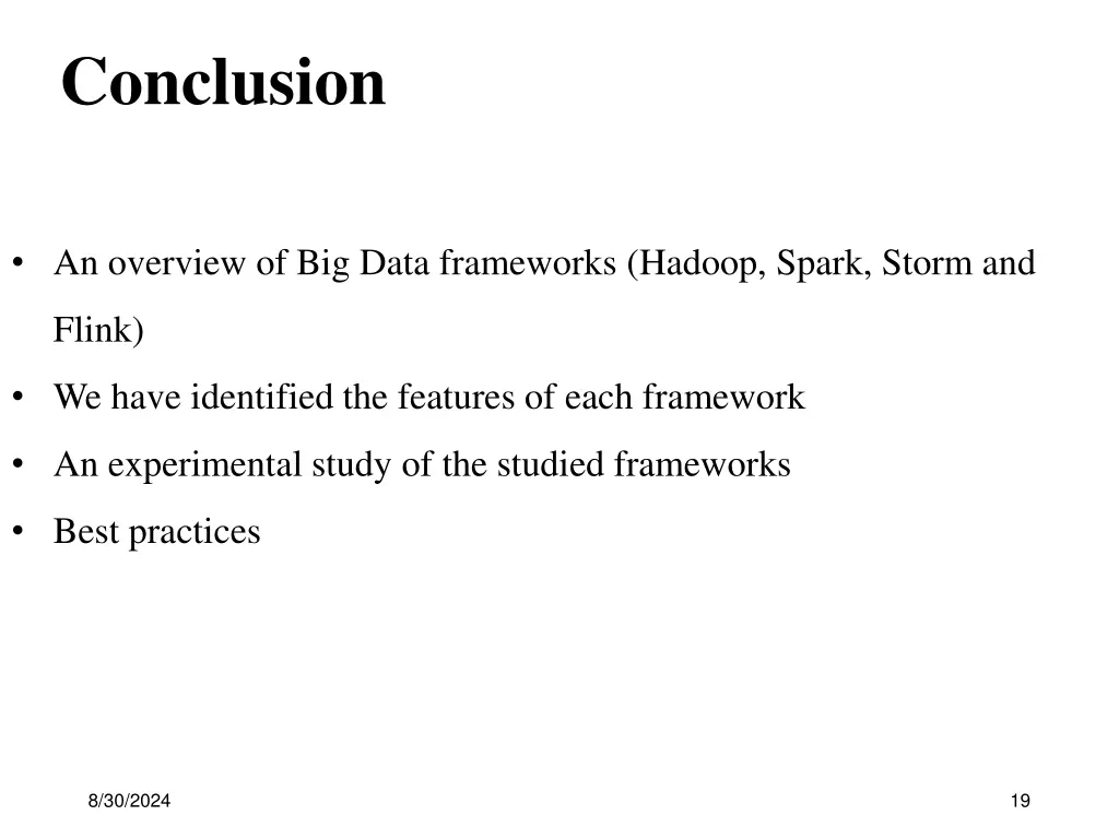 conclusion