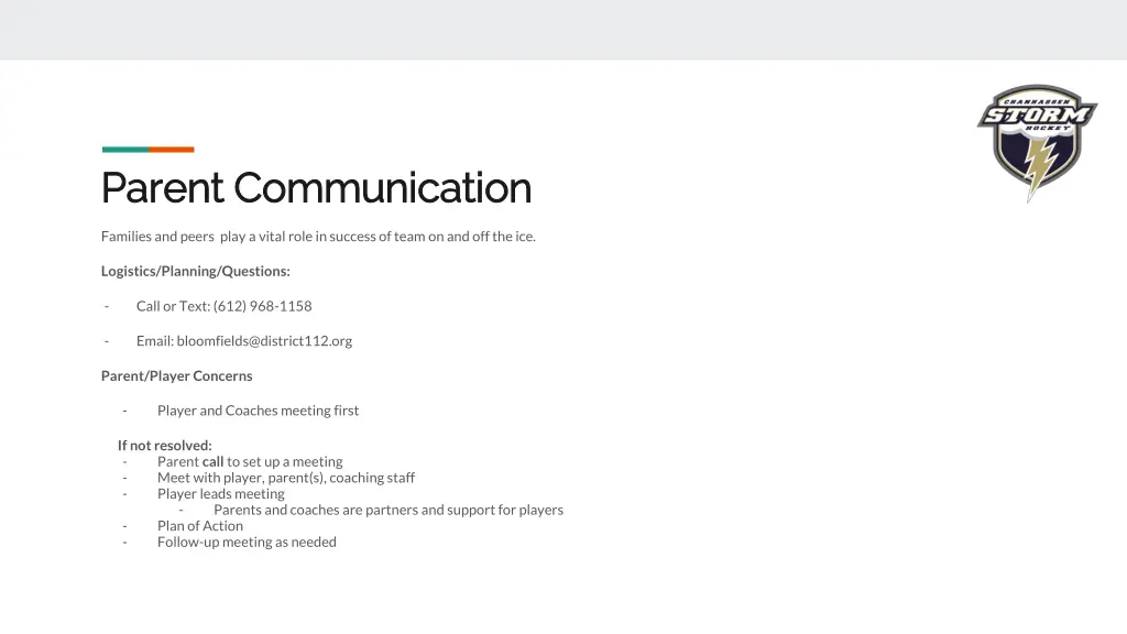 parent communication parent communication