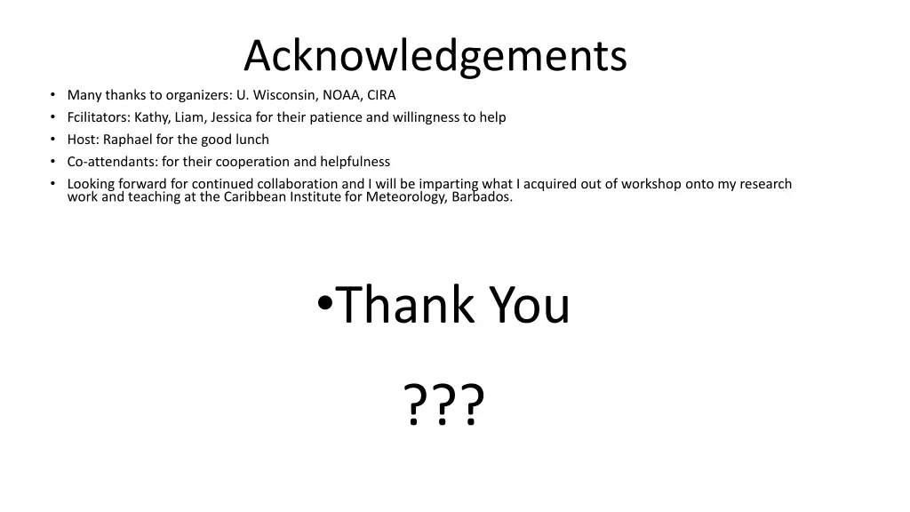 acknowledgements