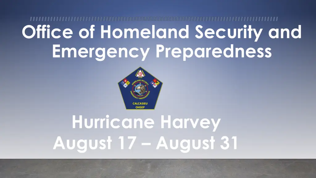 office of homeland security and emergency