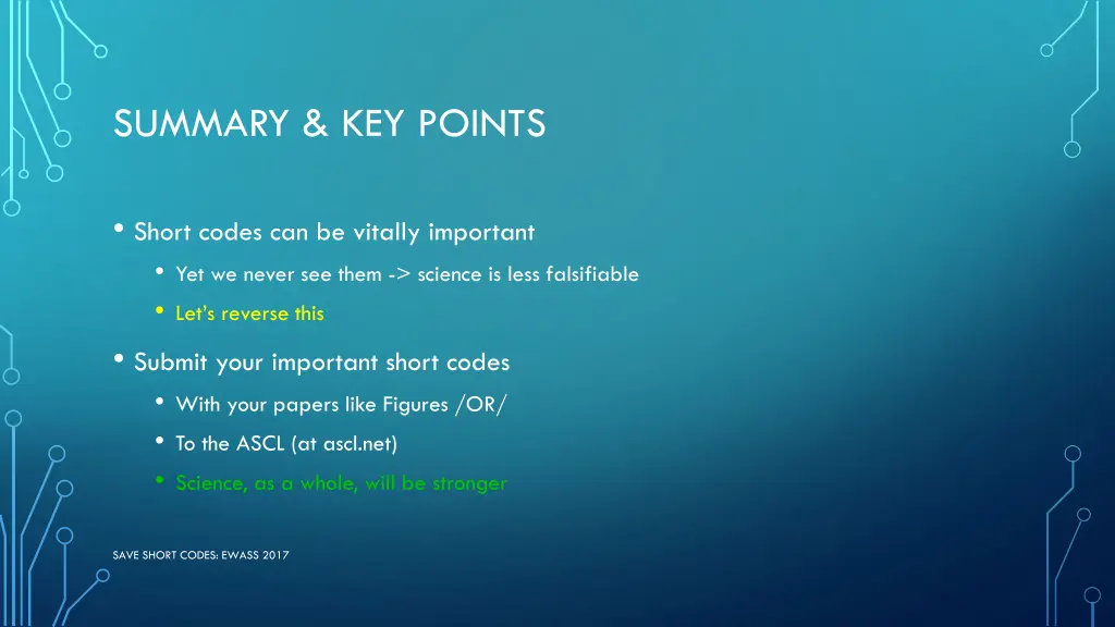 summary key points