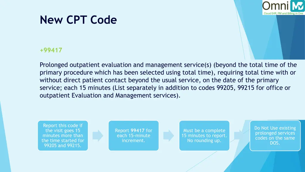 new cpt code