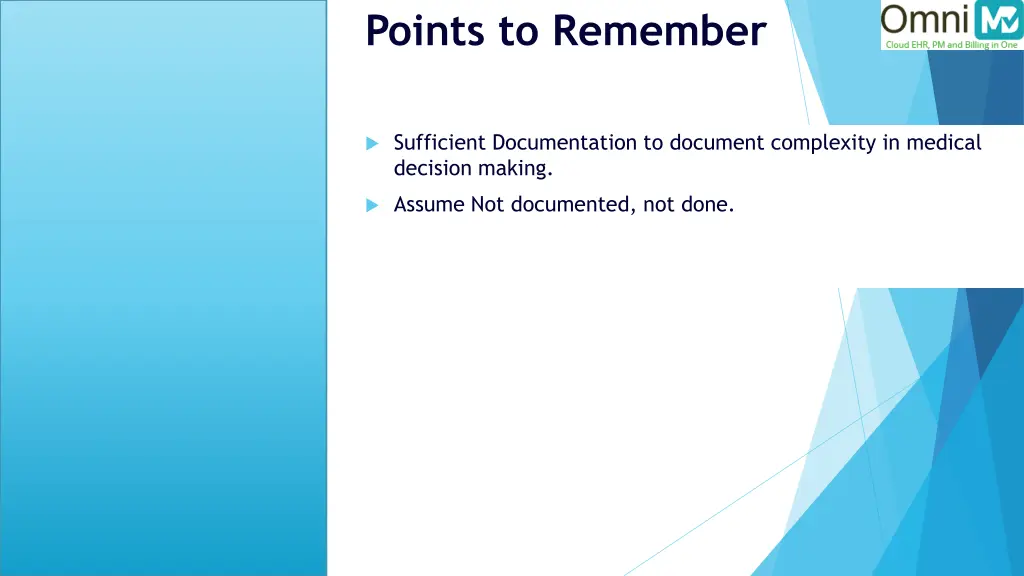 points to remember