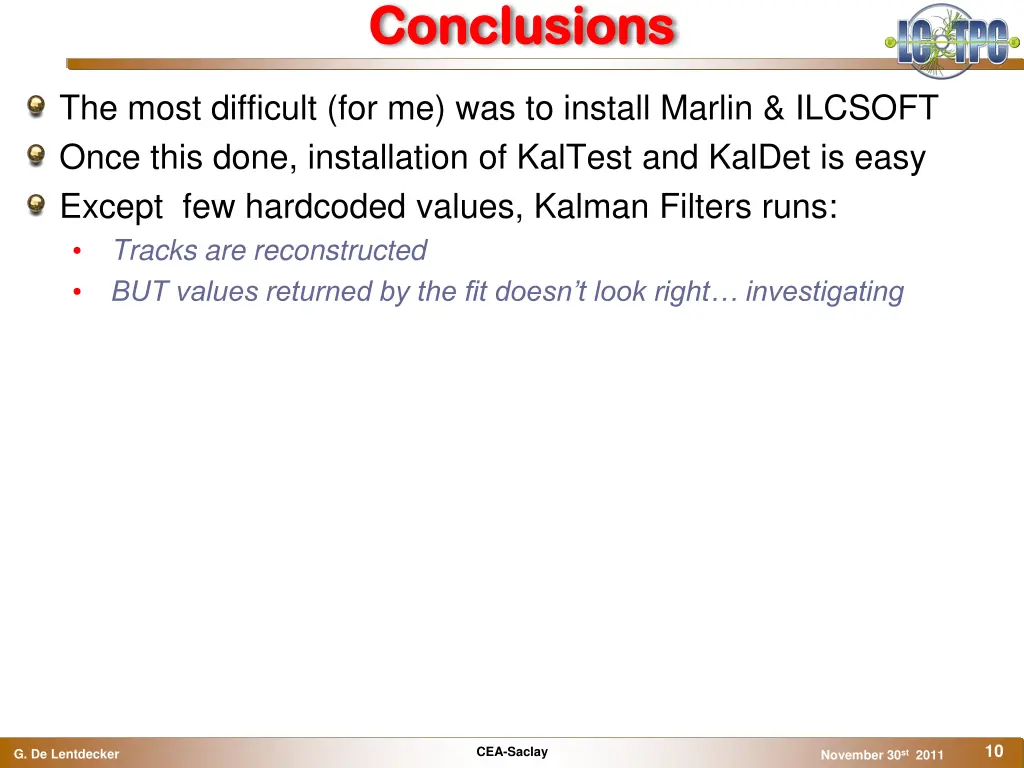 conclusions conclusions