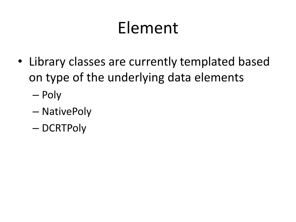 element