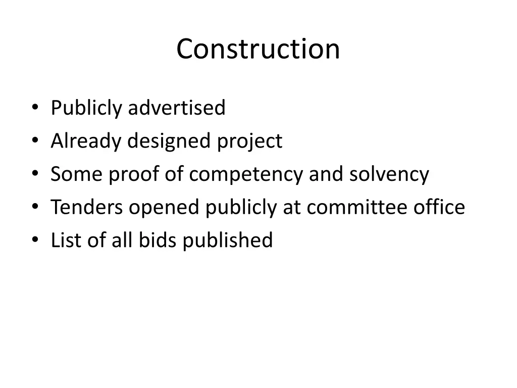 construction