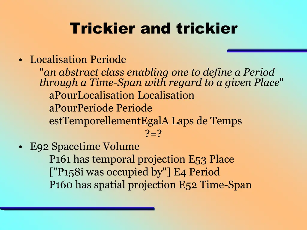trickier and trickier