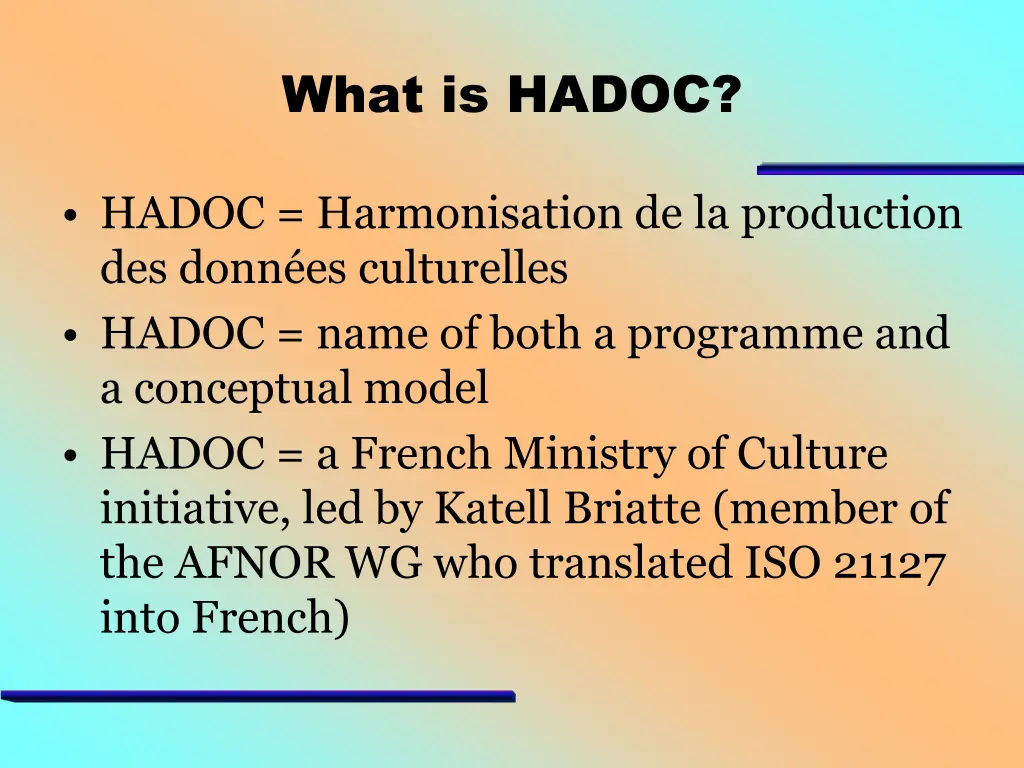 what is hadoc