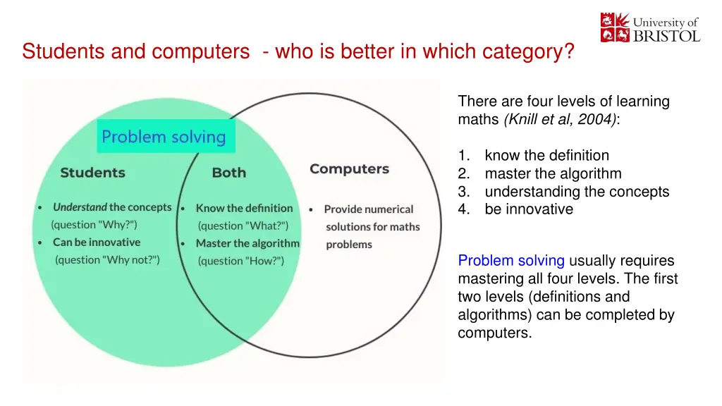 students and computers who is better in which