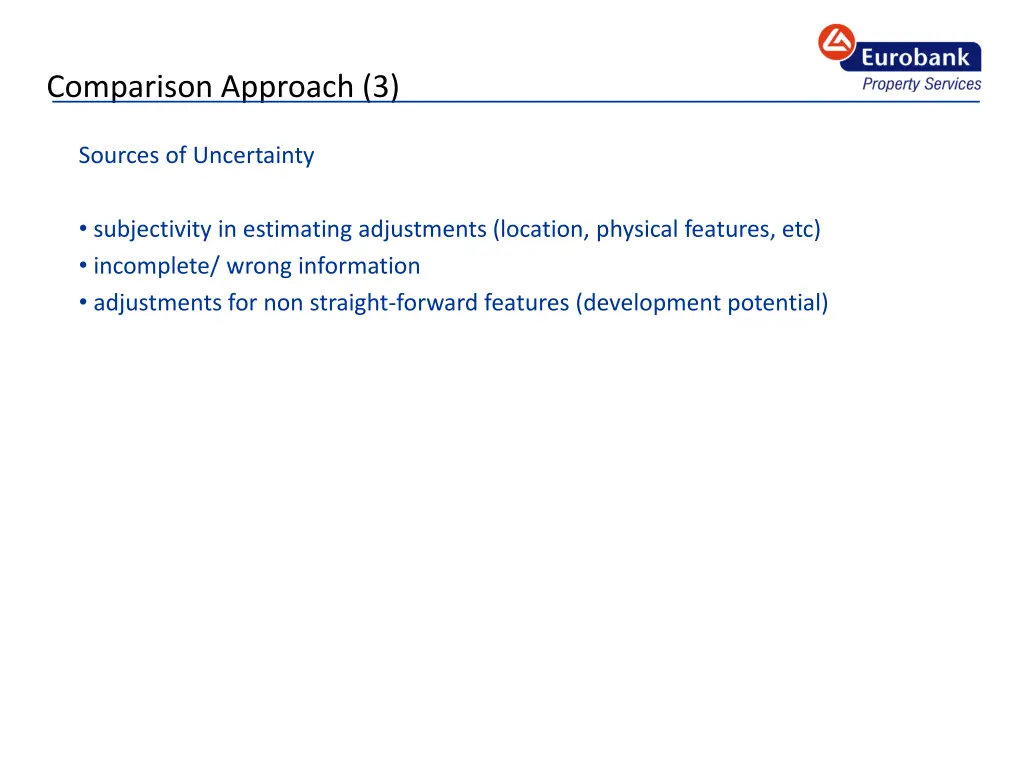comparison approach 3