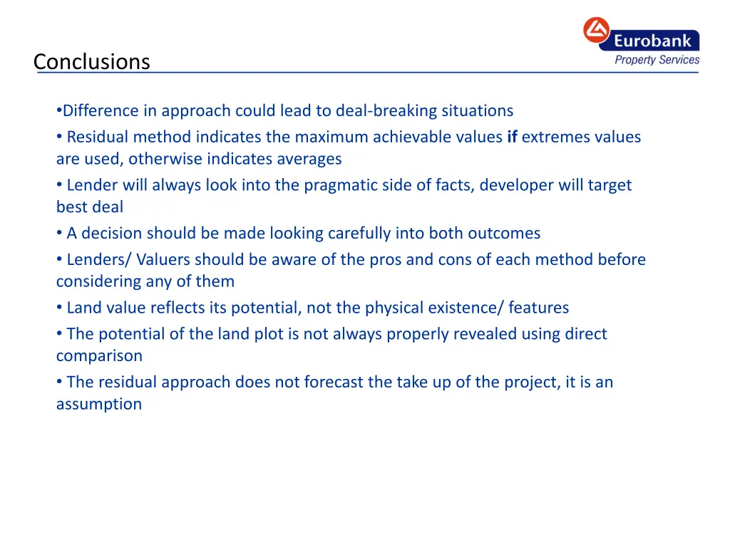 conclusions