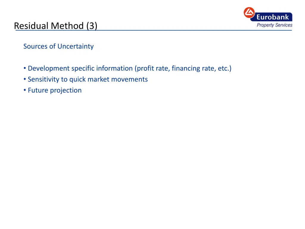 residual method 3