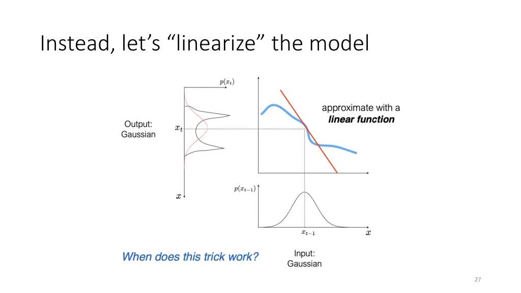 instead let s linearize the model
