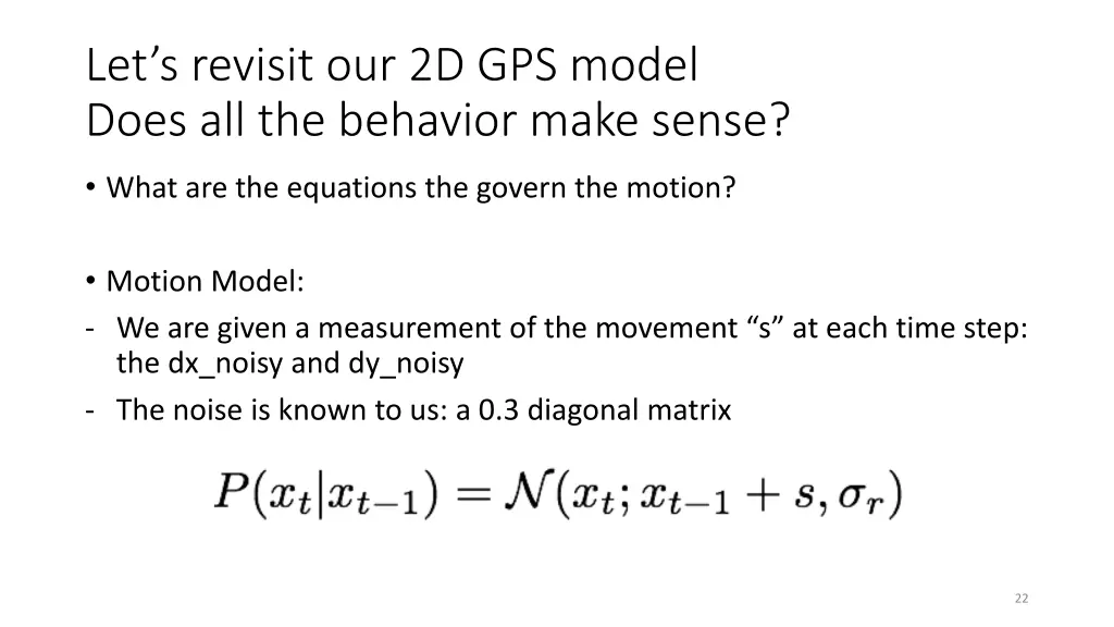 let s revisit our 2d gps model does