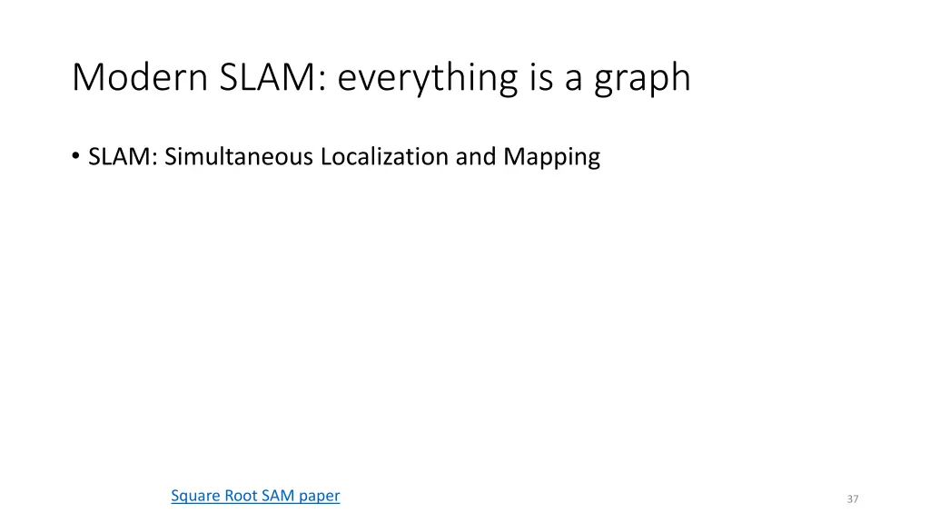 modern slam everything is a graph