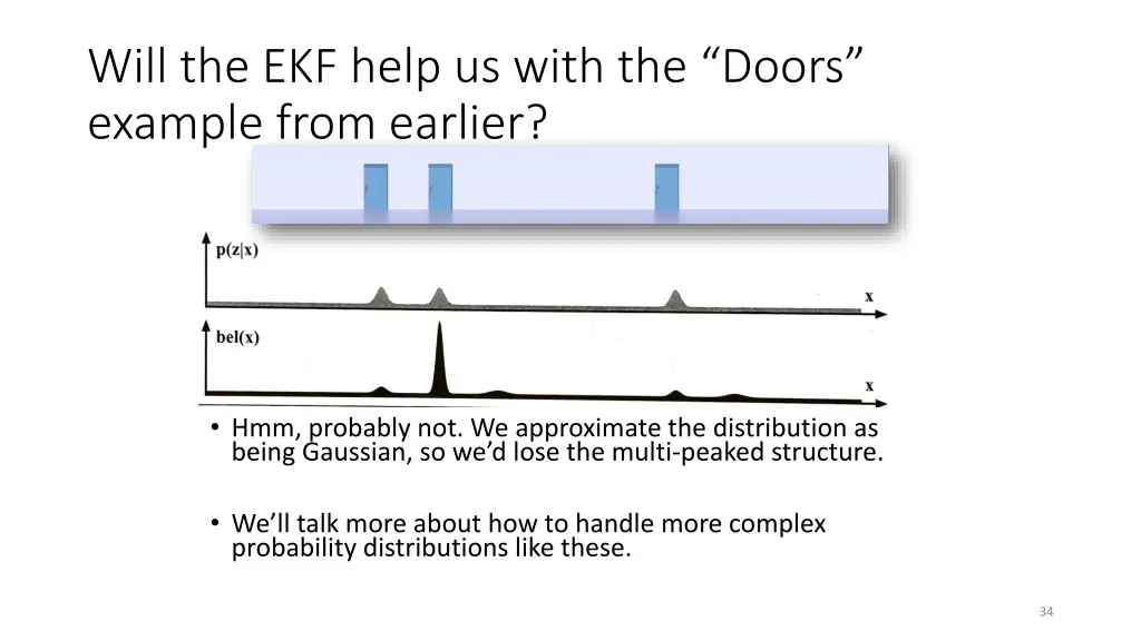 will the ekf help us with the doors example from 1