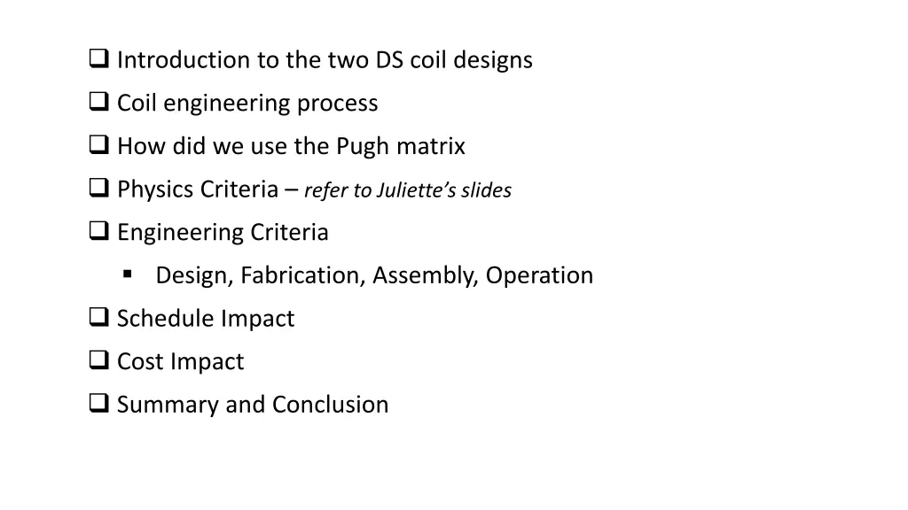 introduction to the two ds coil designs coil