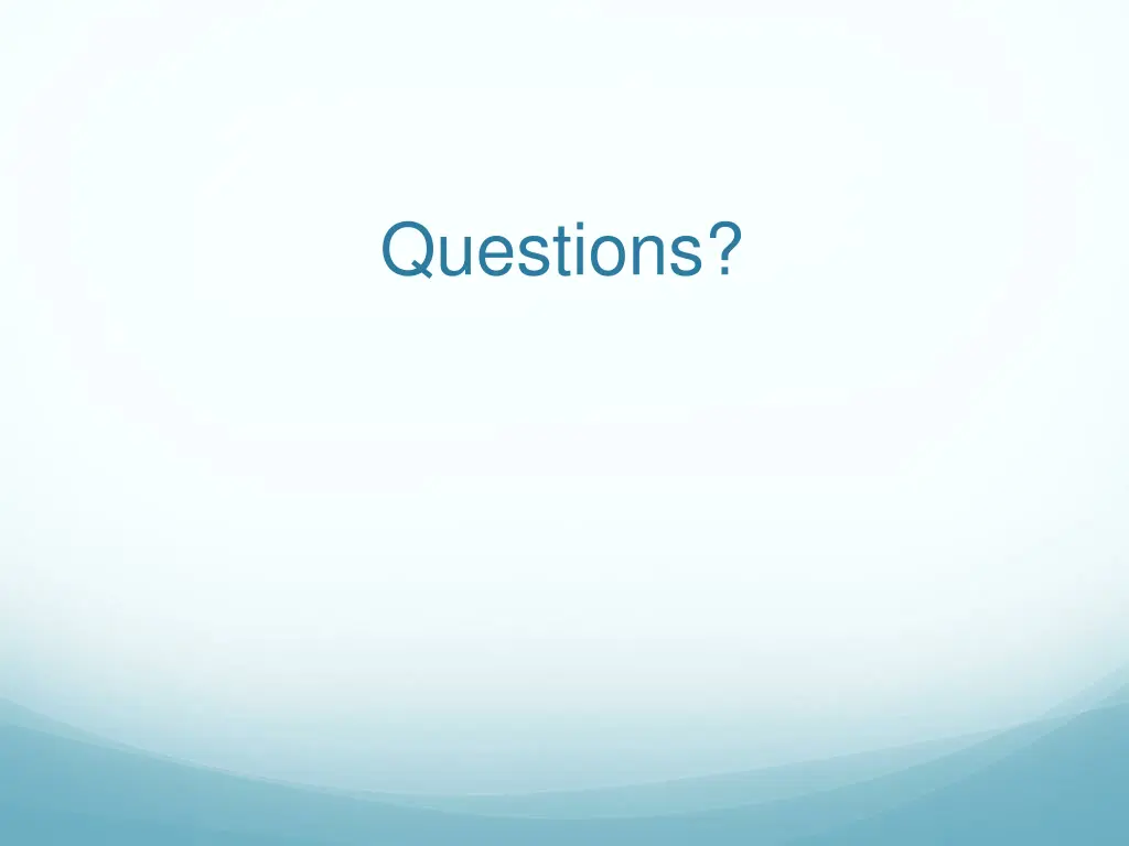 questions