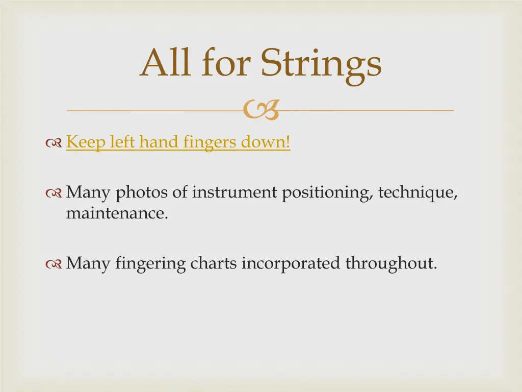 all for strings 1