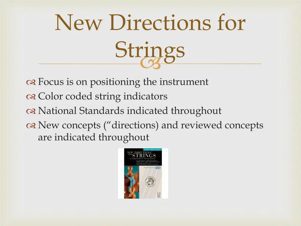 new directions for strings