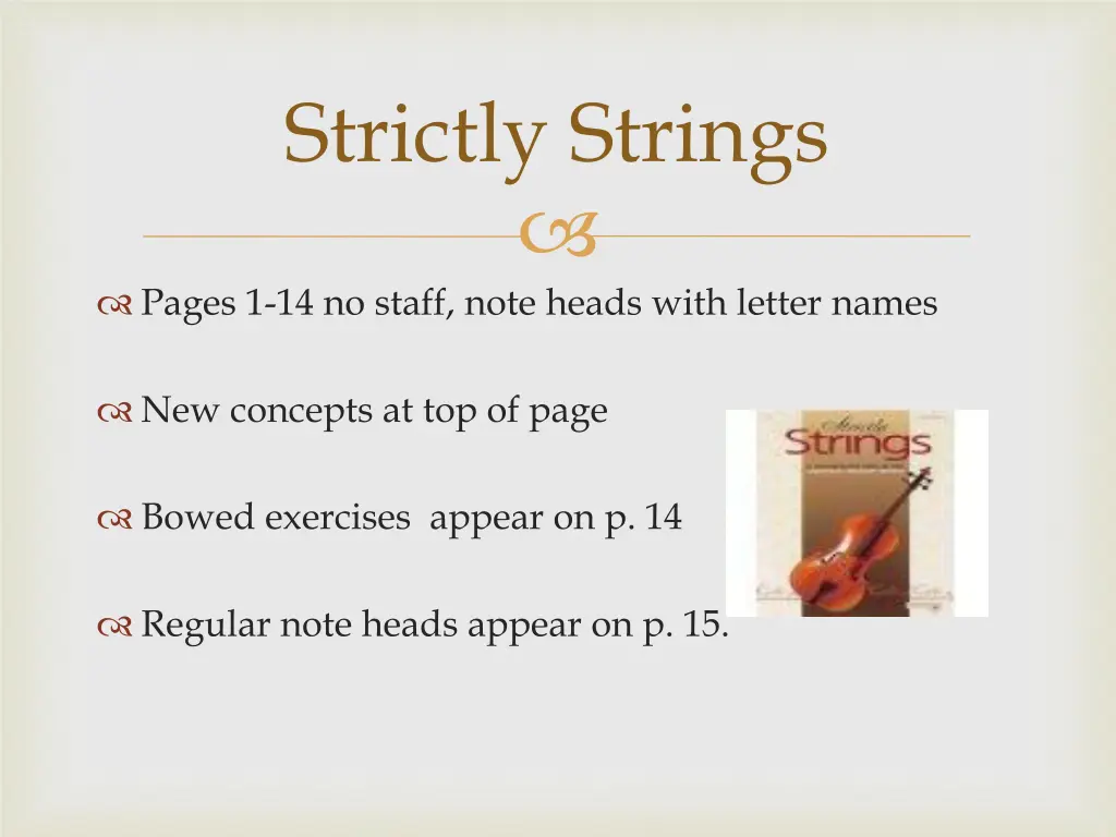 strictly strings