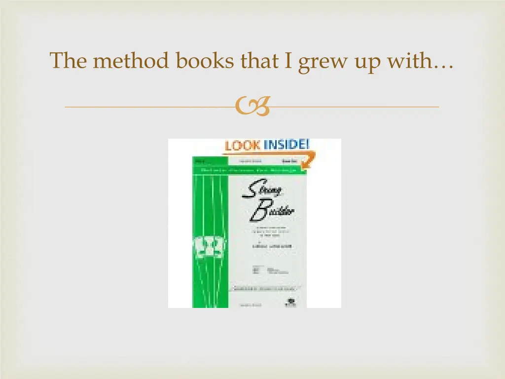the method books that i grew up with 1