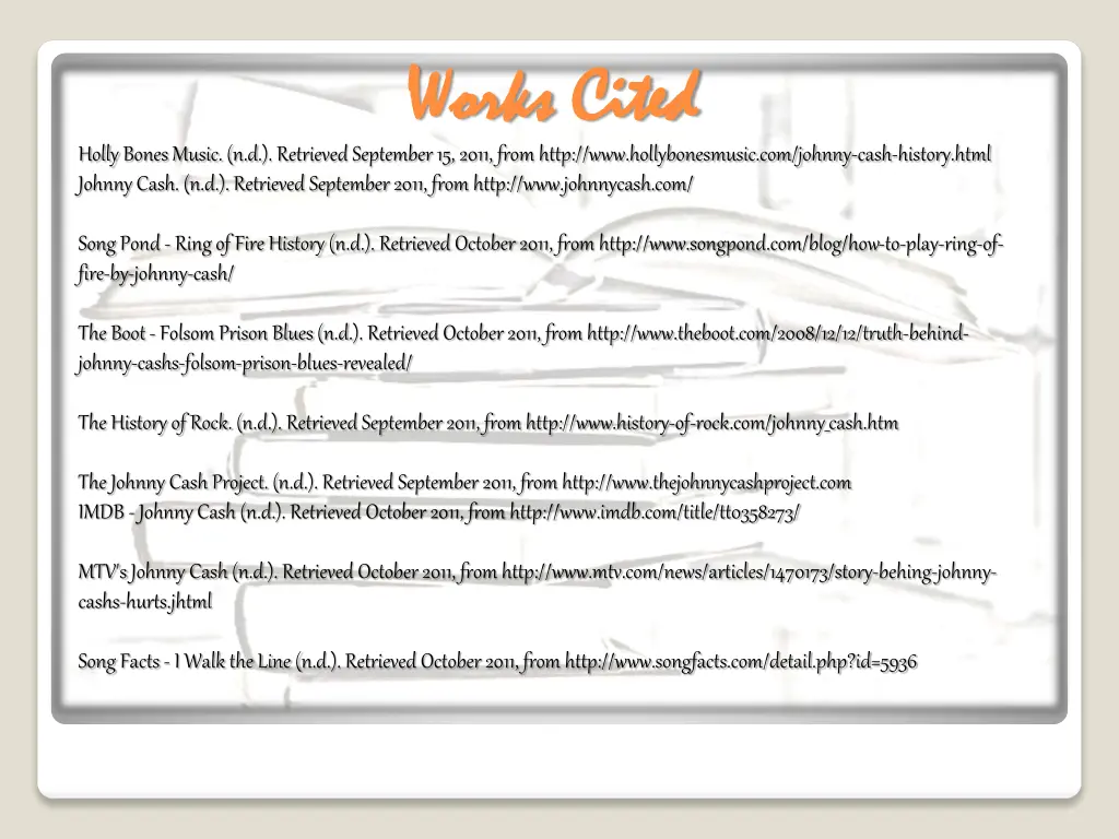 works works cited