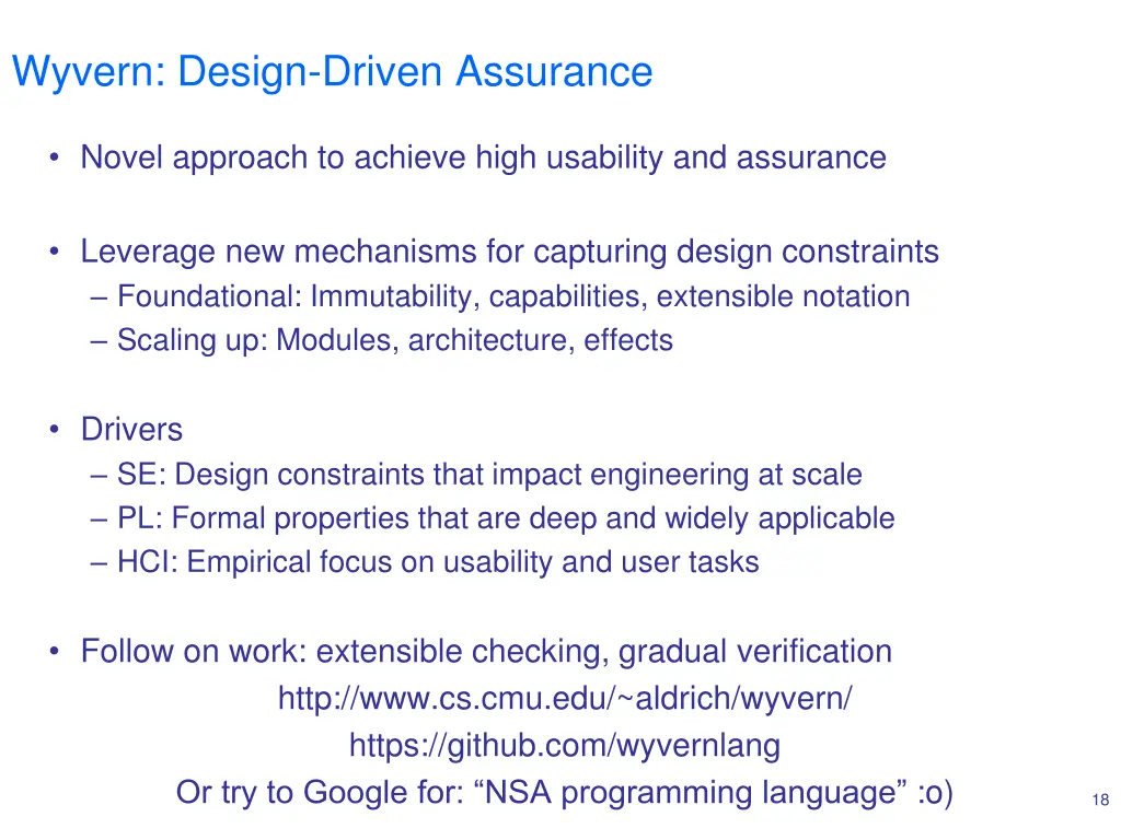 wyvern design driven assurance