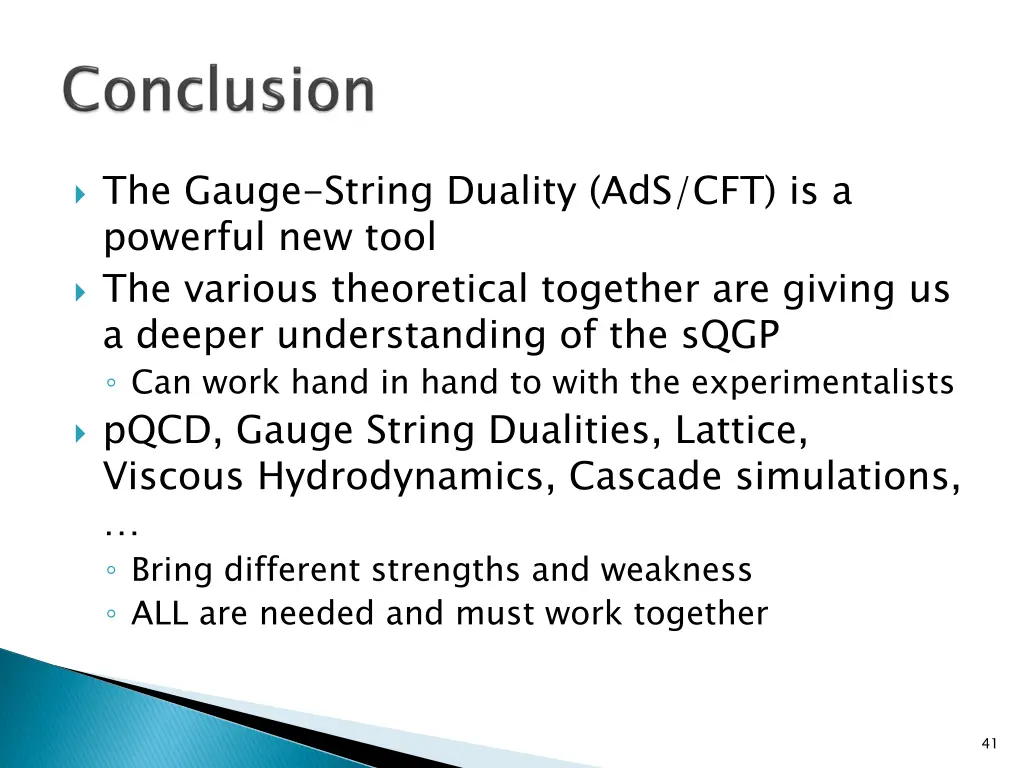 the gauge string duality ads cft is a powerful