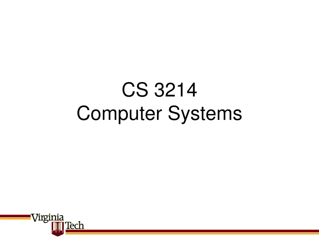 cs 3214