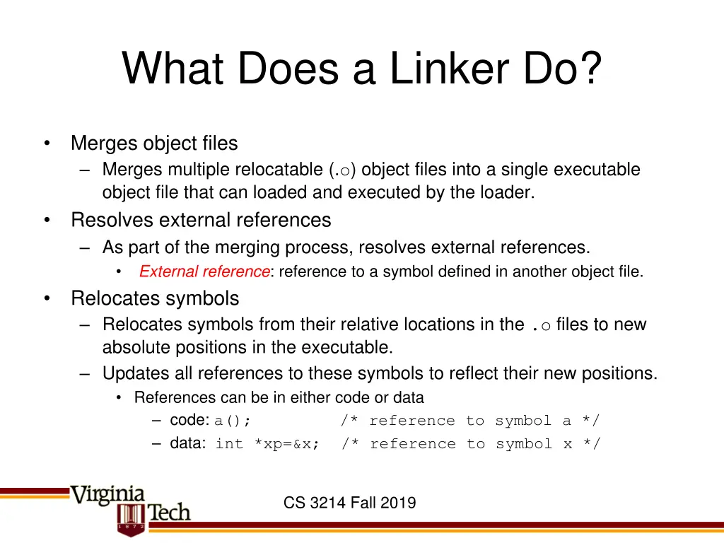 what does a linker do