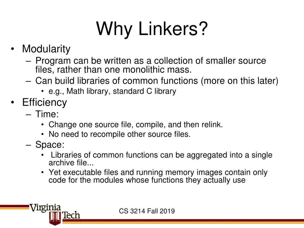 why linkers