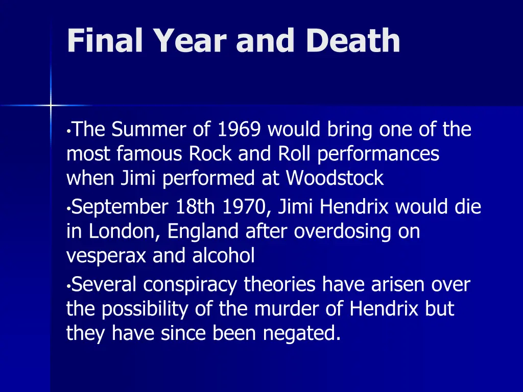 final year and death
