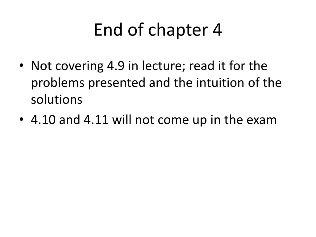 end of chapter 4