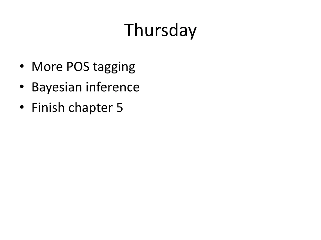thursday