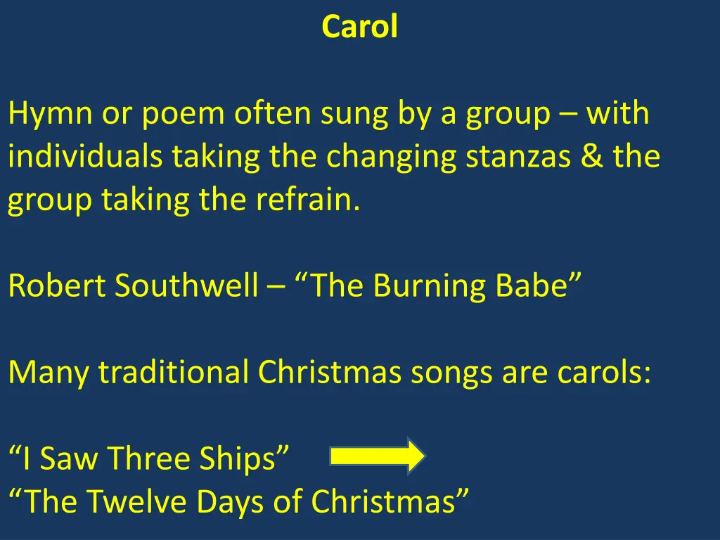 carol