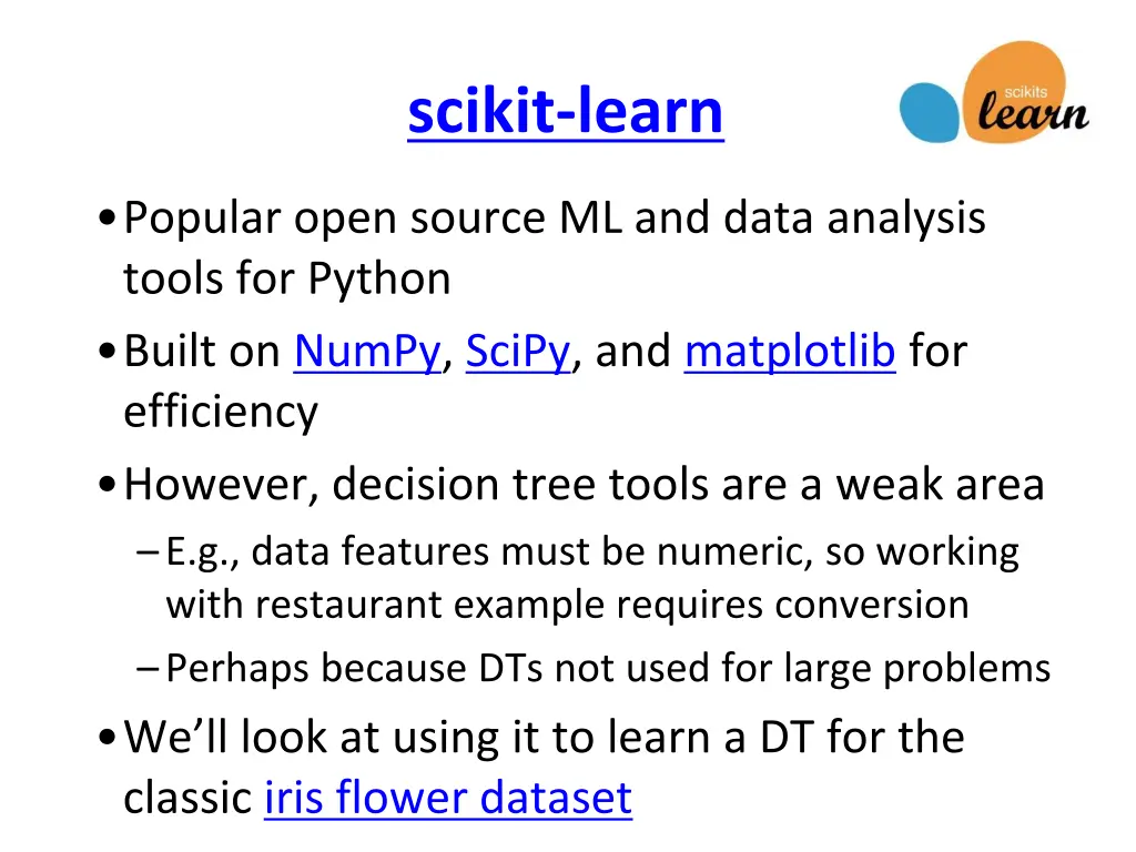 scikit learn
