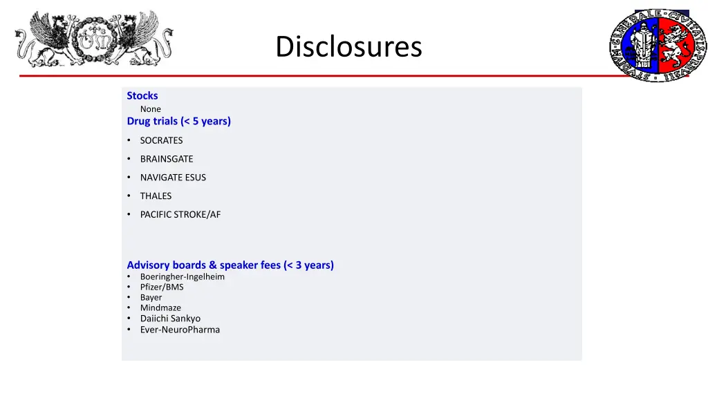 disclosures