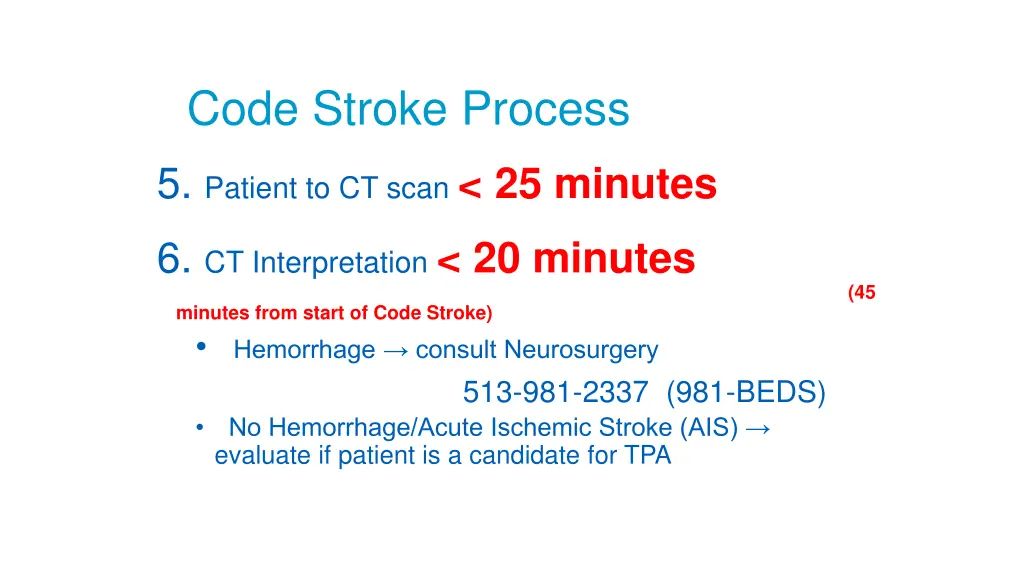 PPT - Comprehensive Code Stroke Process Guidelines PowerPoint ...