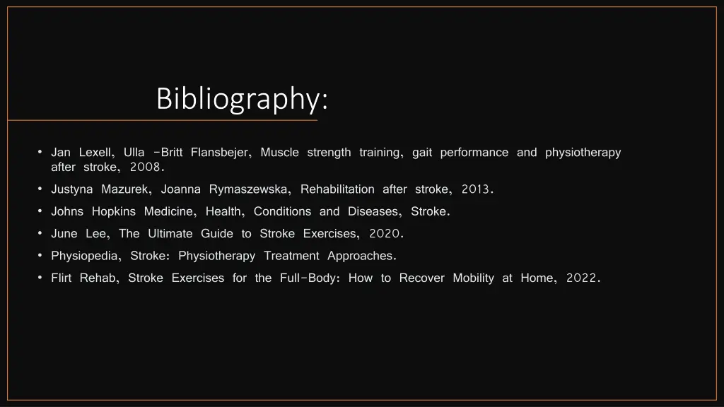 bibliography