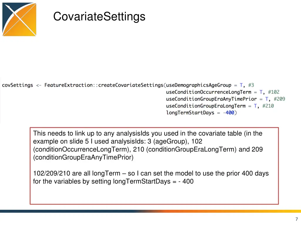 covariatesettings