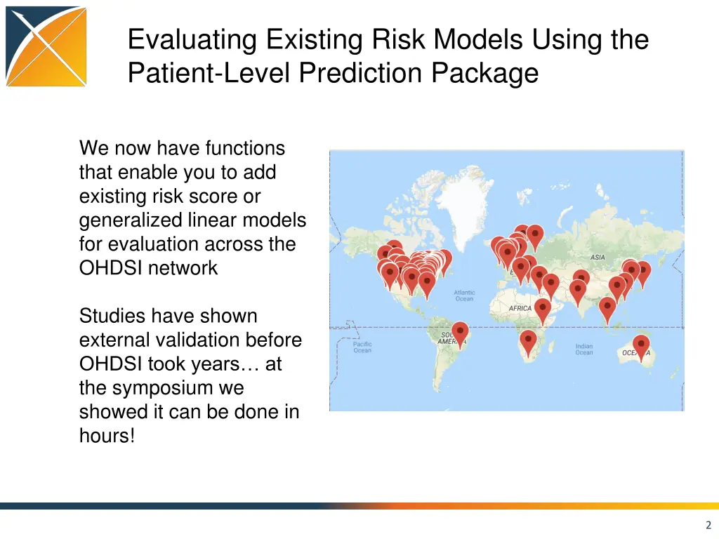 evaluating existing risk models using the patient